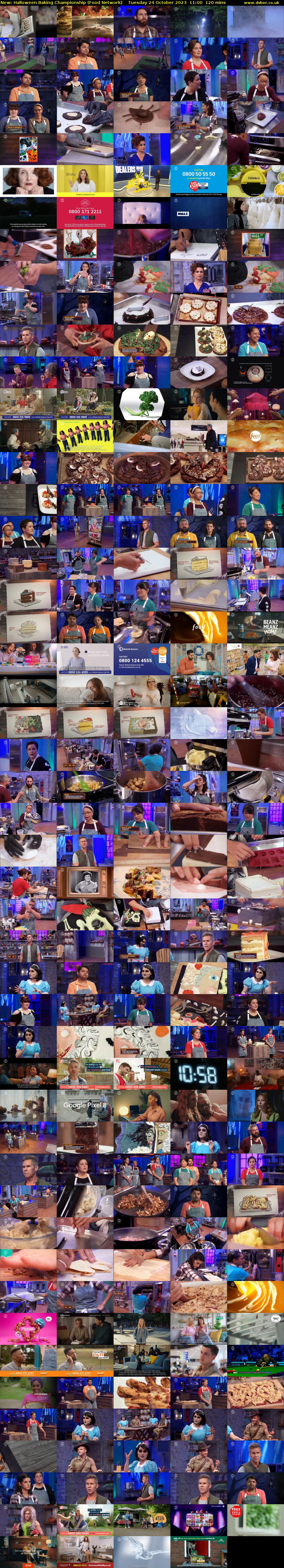 Halloween Baking Championship (Food Network) Tuesday 24 October 2023 11:00 - 13:00