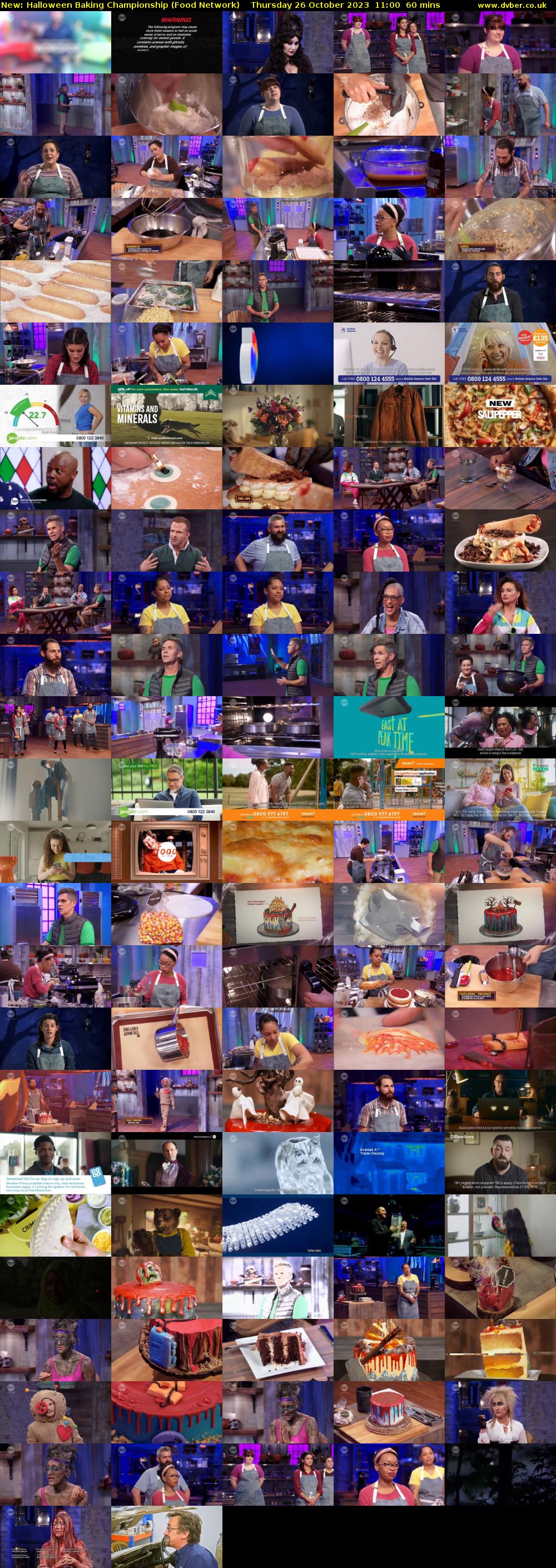 Halloween Baking Championship (Food Network) Thursday 26 October 2023 11:00 - 12:00