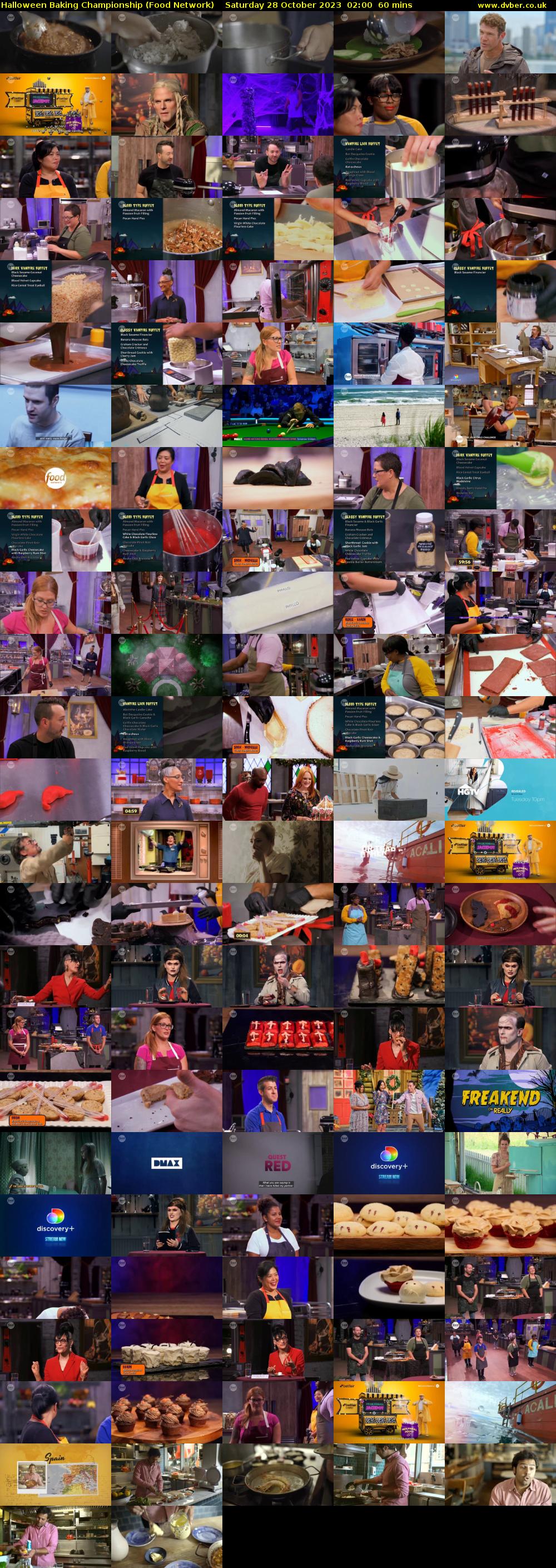 Halloween Baking Championship (Food Network) Saturday 28 October 2023 02:00 - 03:00