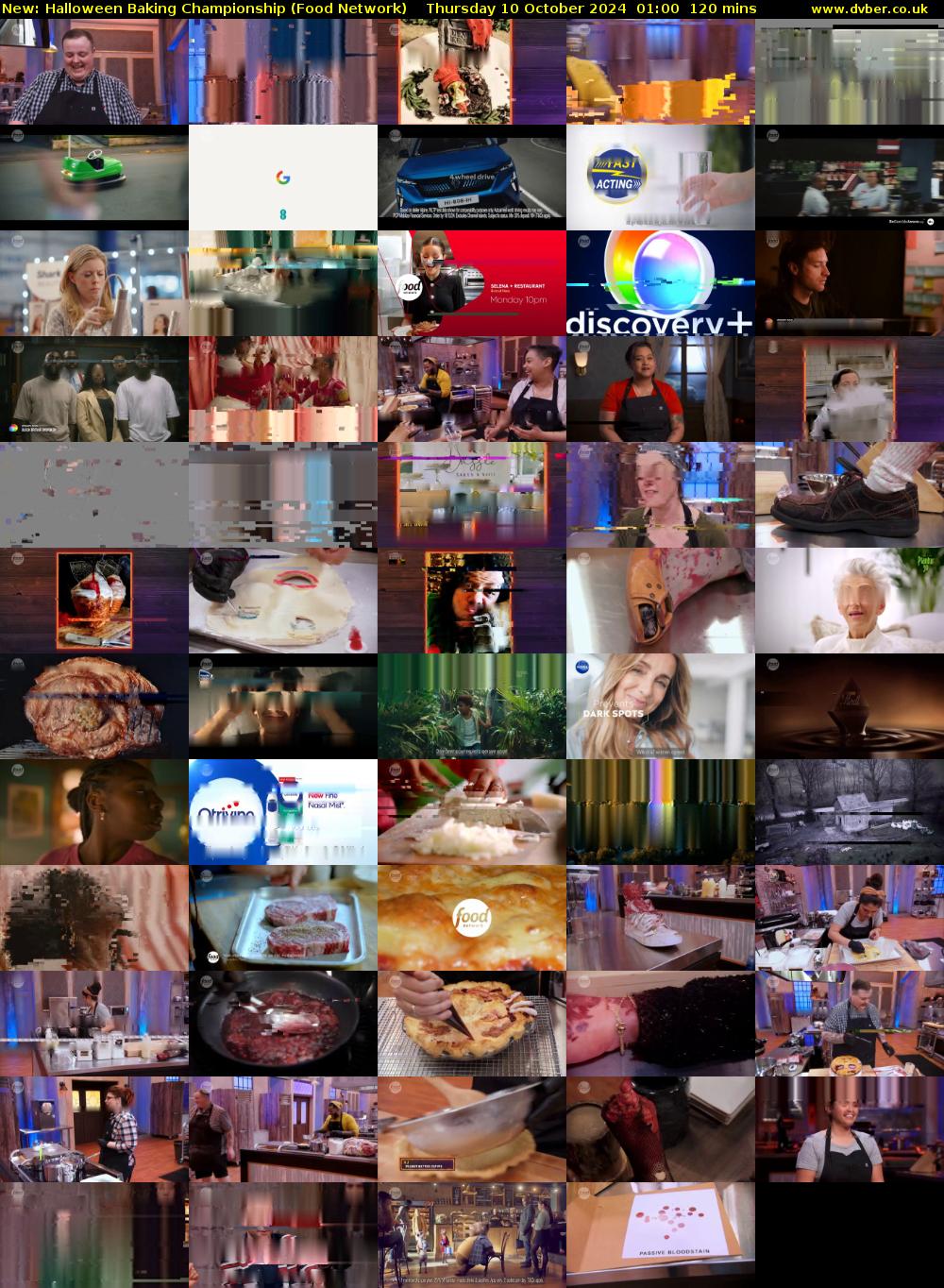 Halloween Baking Championship (Food Network) Thursday 10 October 2024 01:00 - 03:00