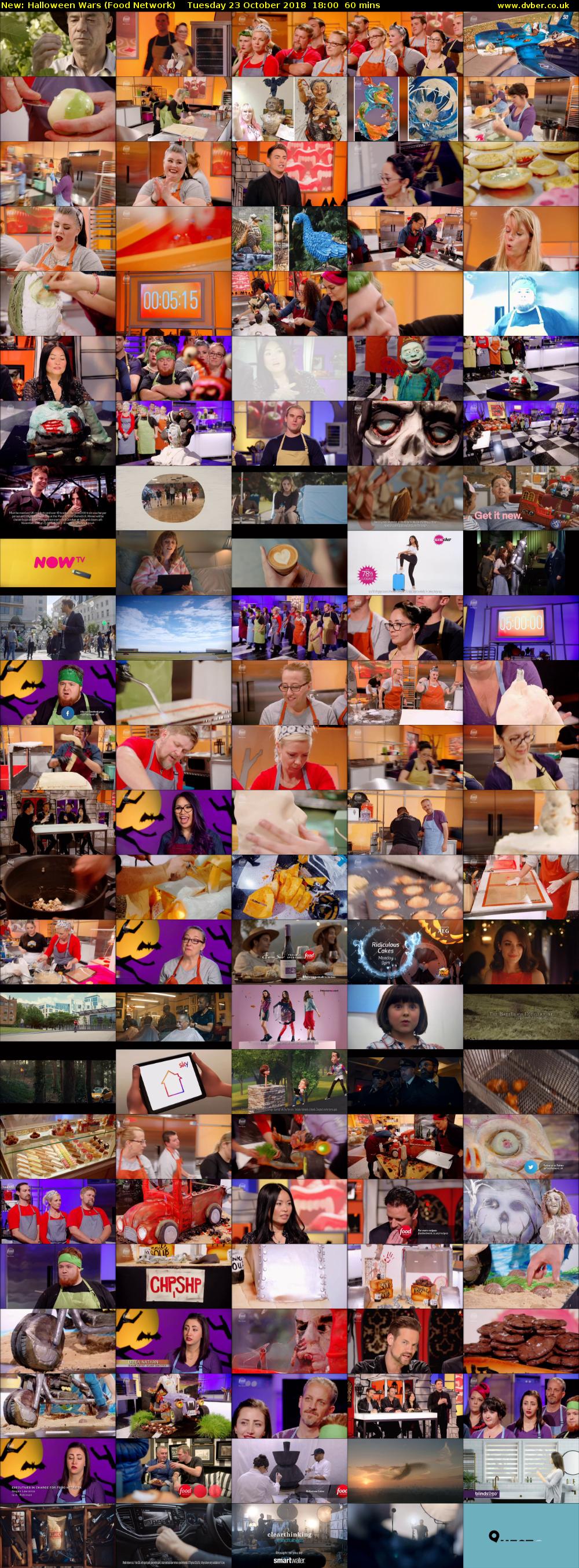 Halloween Wars (Food Network) Tuesday 23 October 2018 18:00 - 19:00