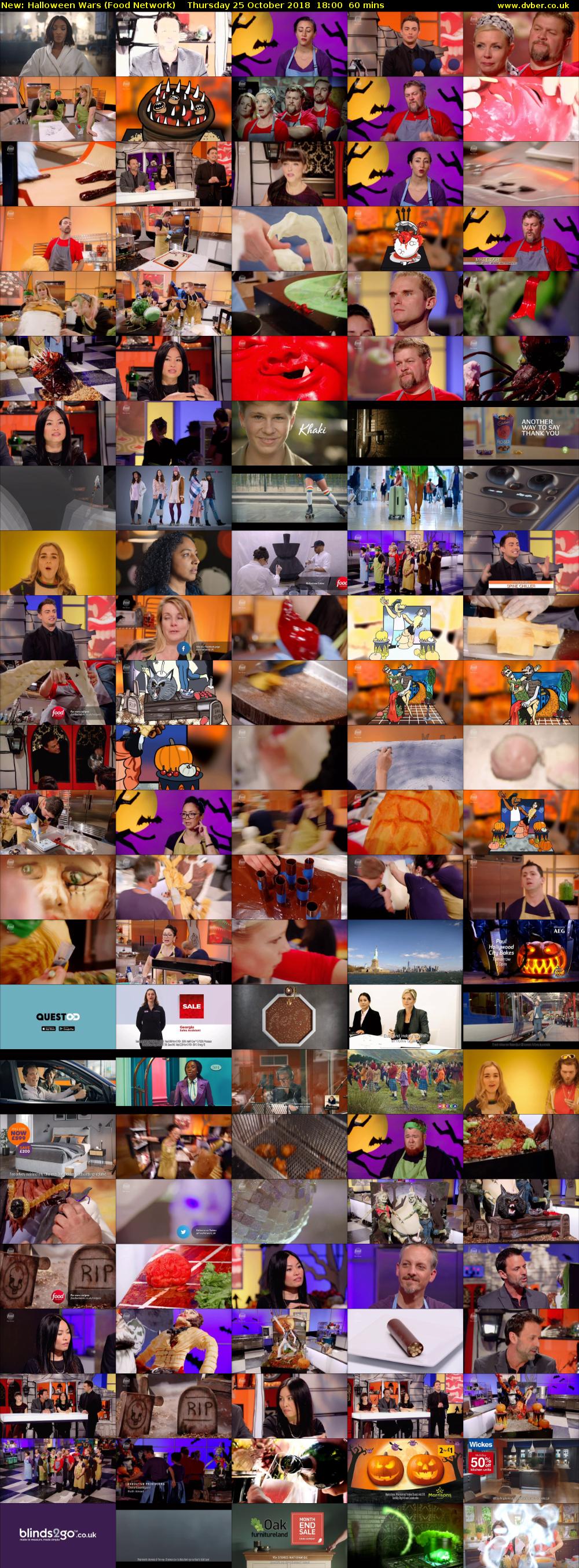 Halloween Wars (Food Network) Thursday 25 October 2018 18:00 - 19:00