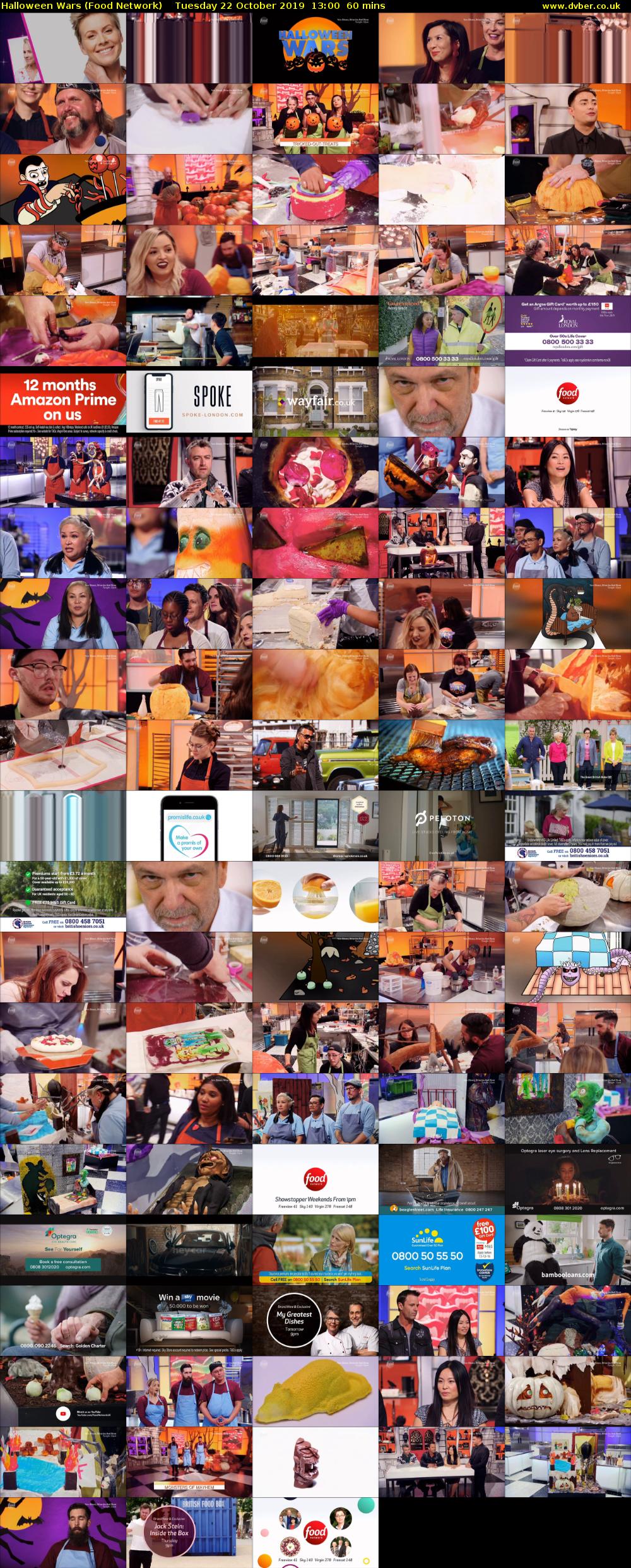 Halloween Wars (Food Network) Tuesday 22 October 2019 13:00 - 14:00