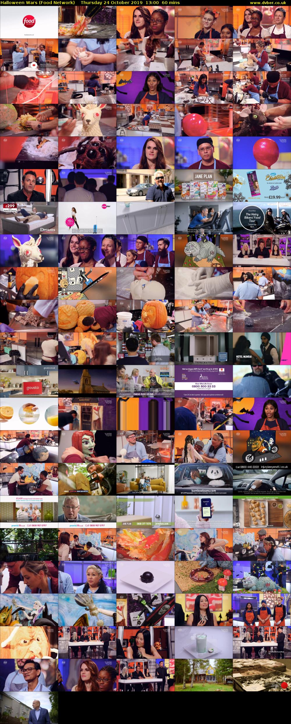 Halloween Wars (Food Network) Thursday 24 October 2019 13:00 - 14:00