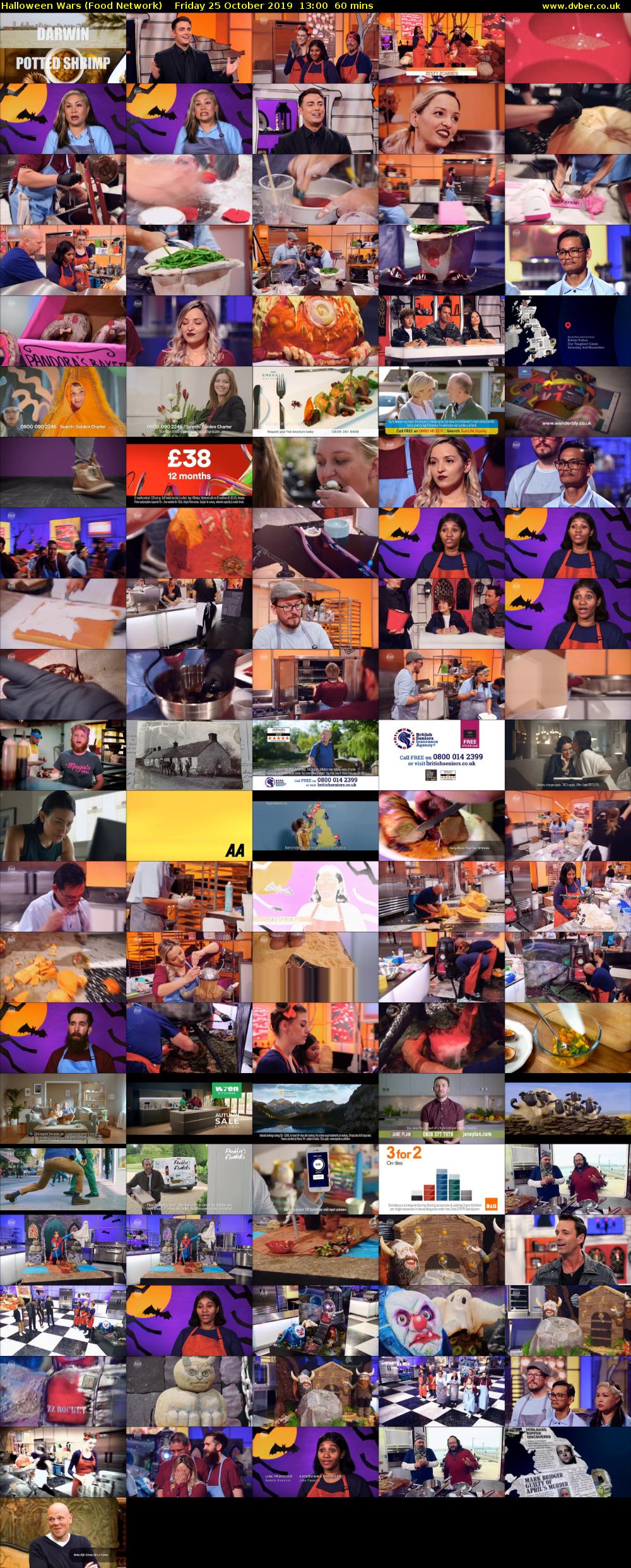 Halloween Wars (Food Network) Friday 25 October 2019 13:00 - 14:00