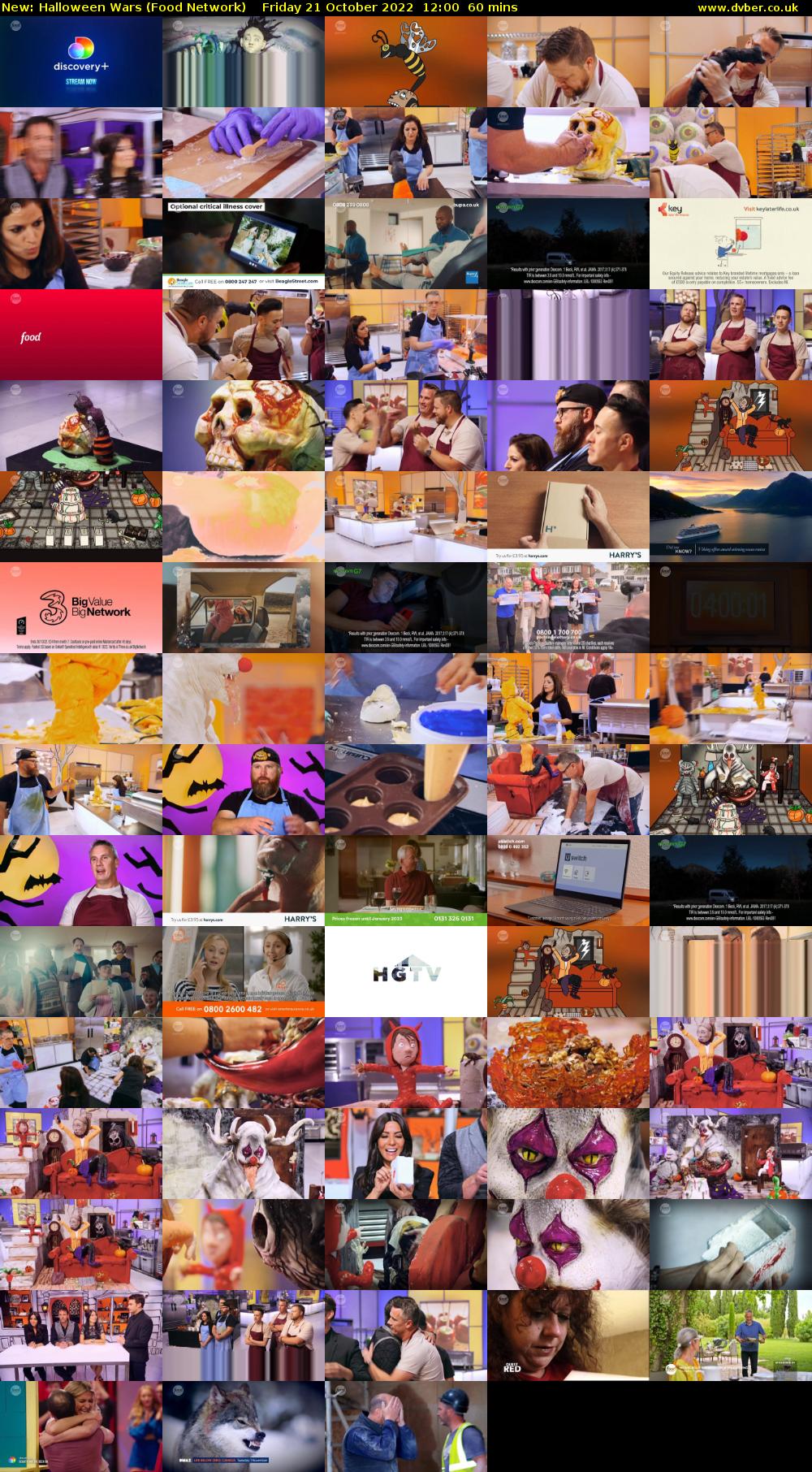 Halloween Wars (Food Network) Friday 21 October 2022 12:00 - 13:00
