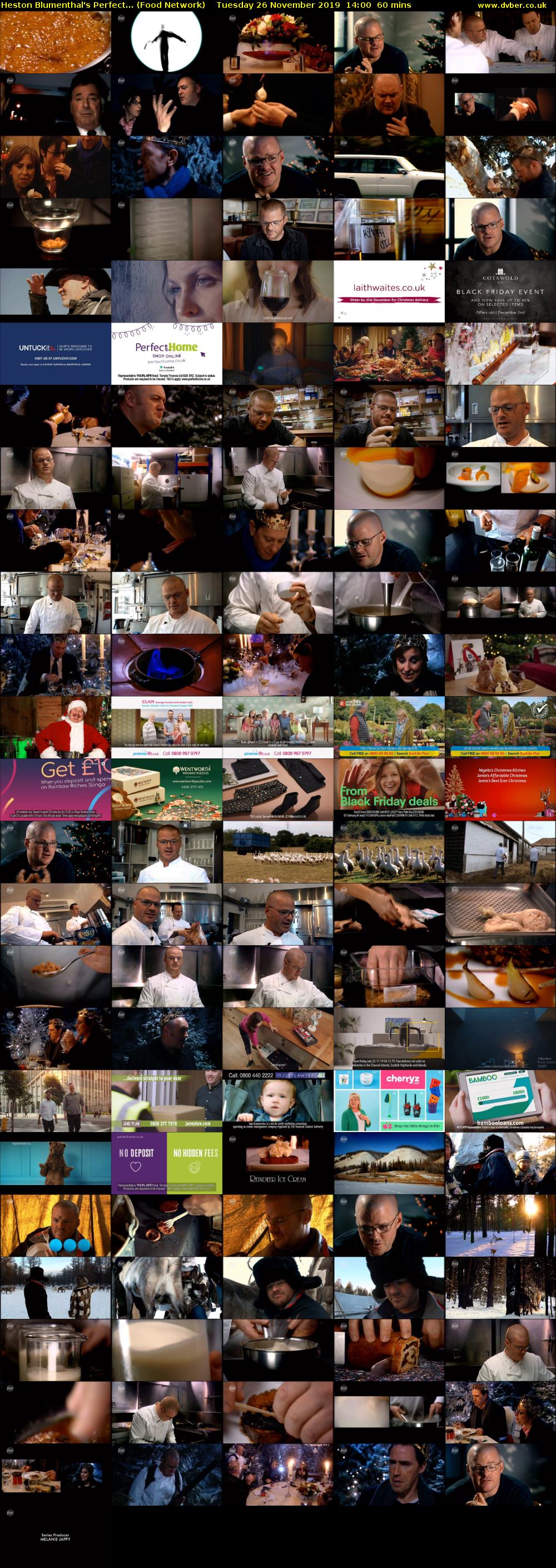 Heston Blumenthal's Perfect... (Food Network) Tuesday 26 November 2019 14:00 - 15:00