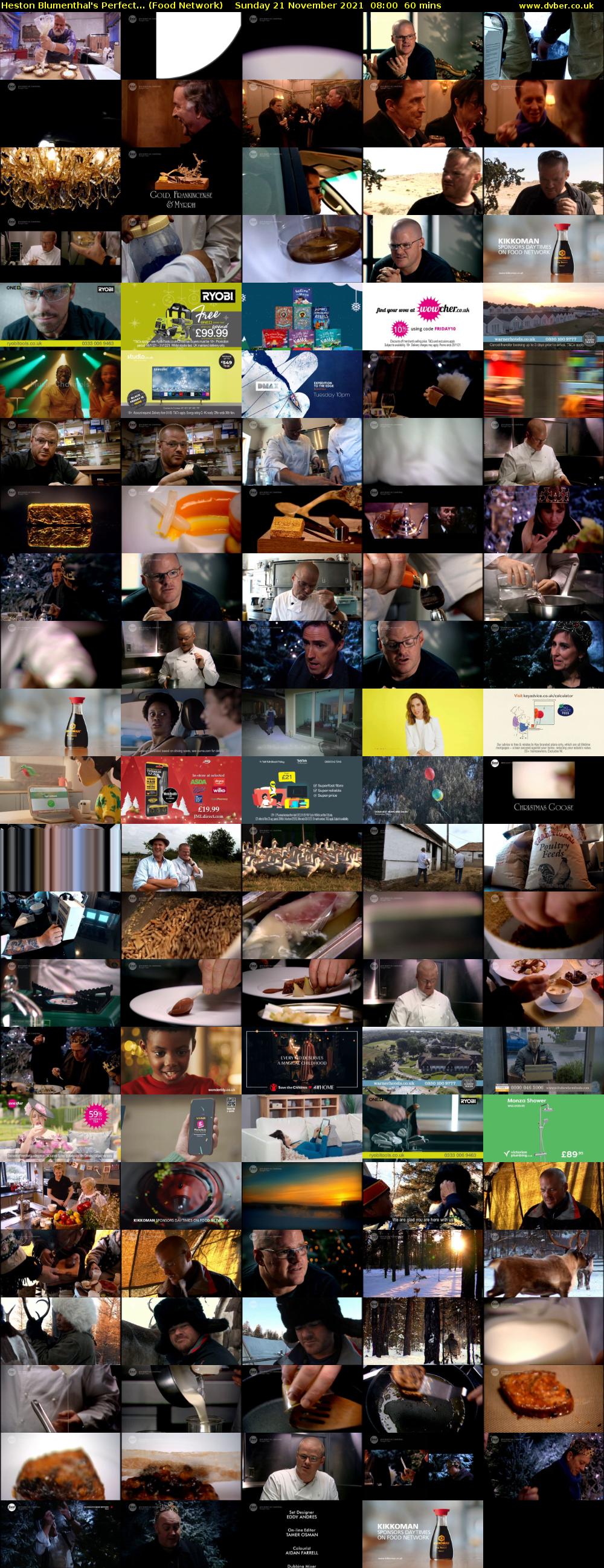 Heston Blumenthal's Perfect... (Food Network) Sunday 21 November 2021 08:00 - 09:00