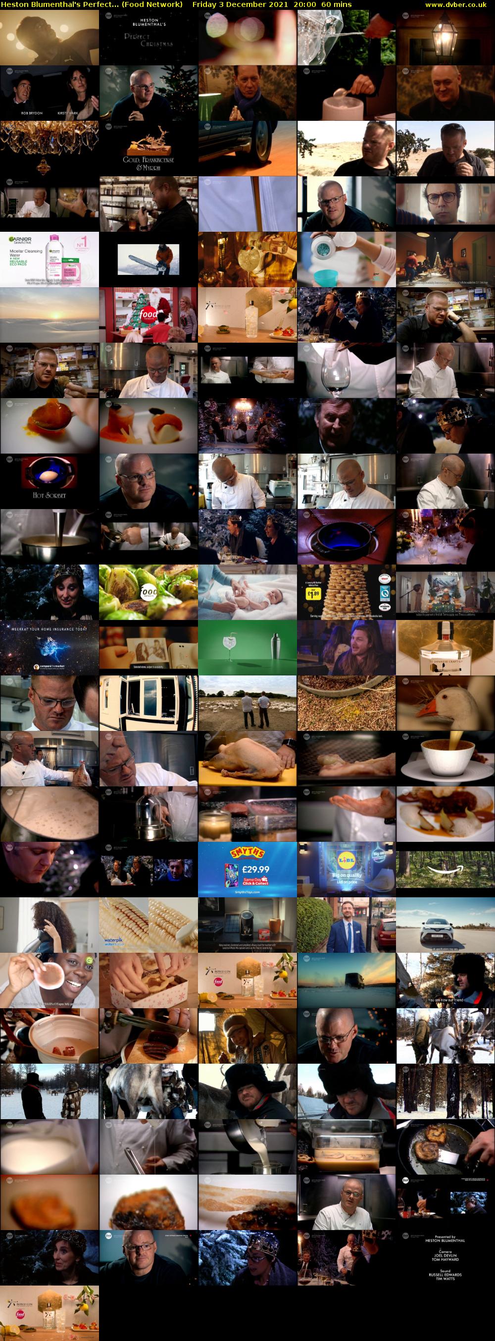 Heston Blumenthal's Perfect... (Food Network) Friday 3 December 2021 20:00 - 21:00