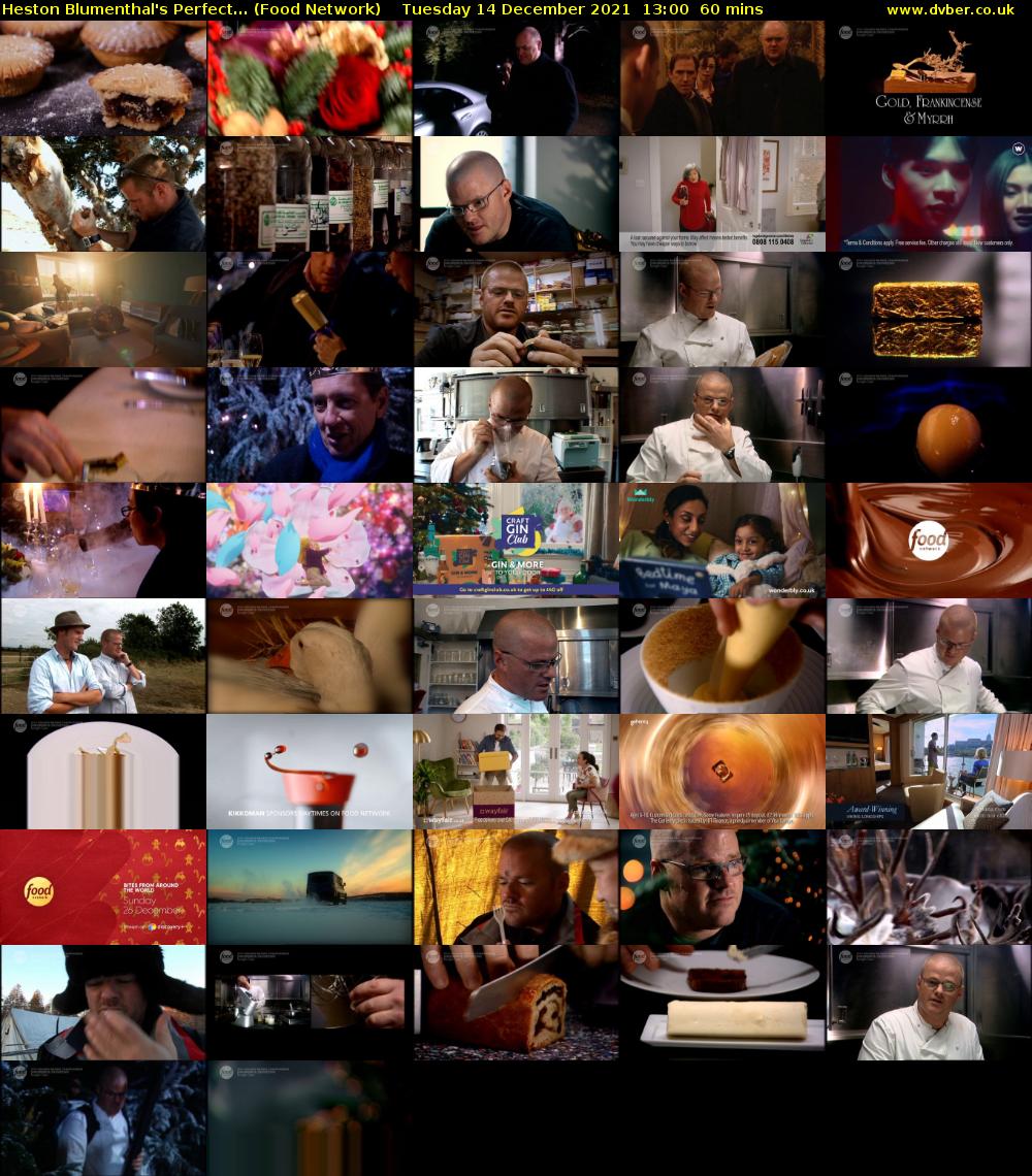 Heston Blumenthal's Perfect... (Food Network) Tuesday 14 December 2021 13:00 - 14:00