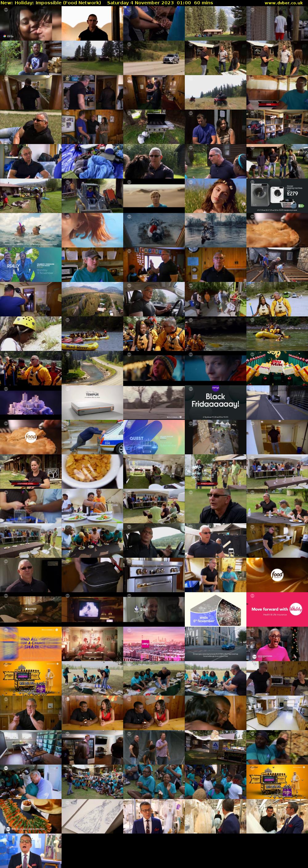 Holiday: Impossible (Food Network) Saturday 4 November 2023 01:00 - 02:00