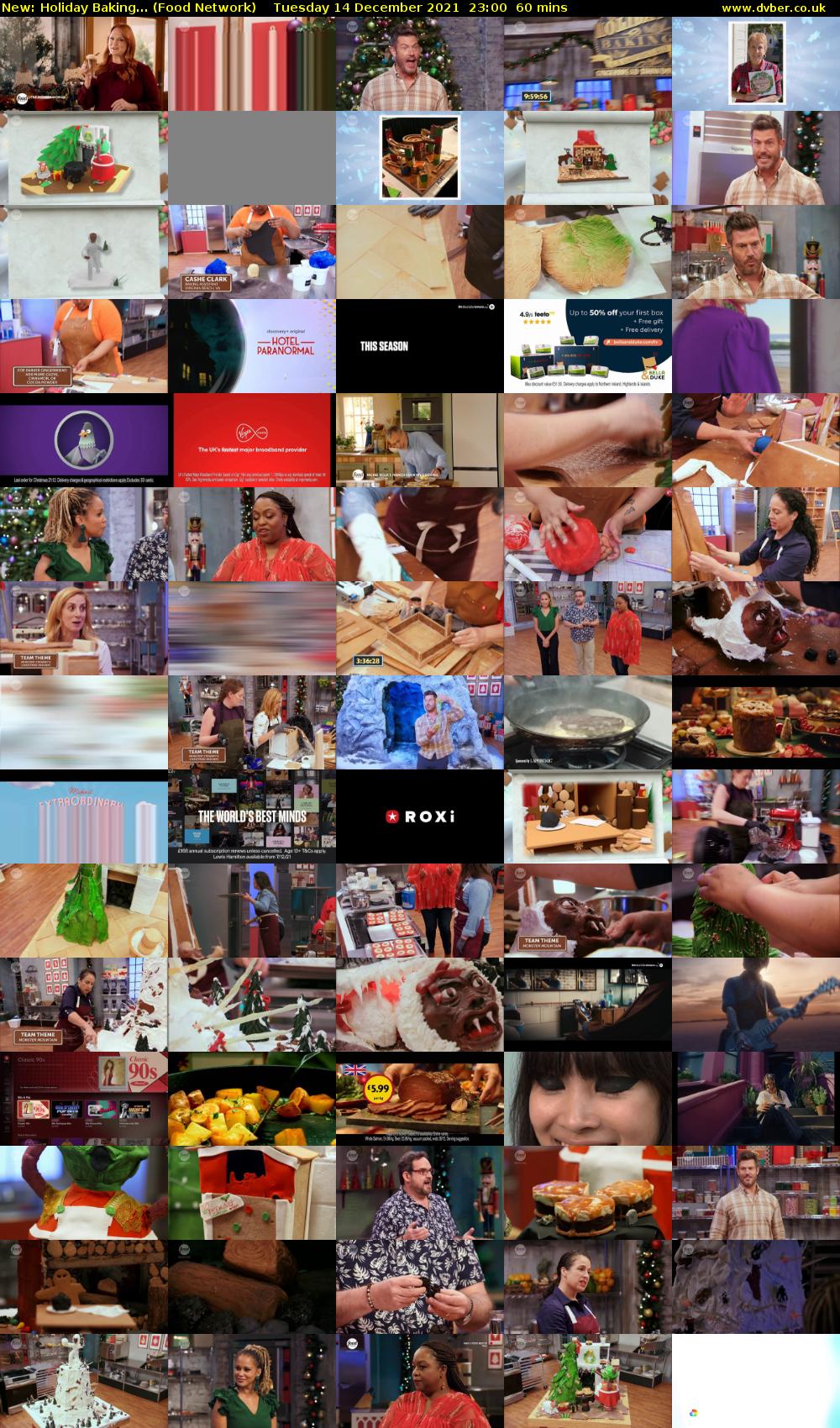 Holiday Baking... (Food Network) Tuesday 14 December 2021 23:00 - 00:00