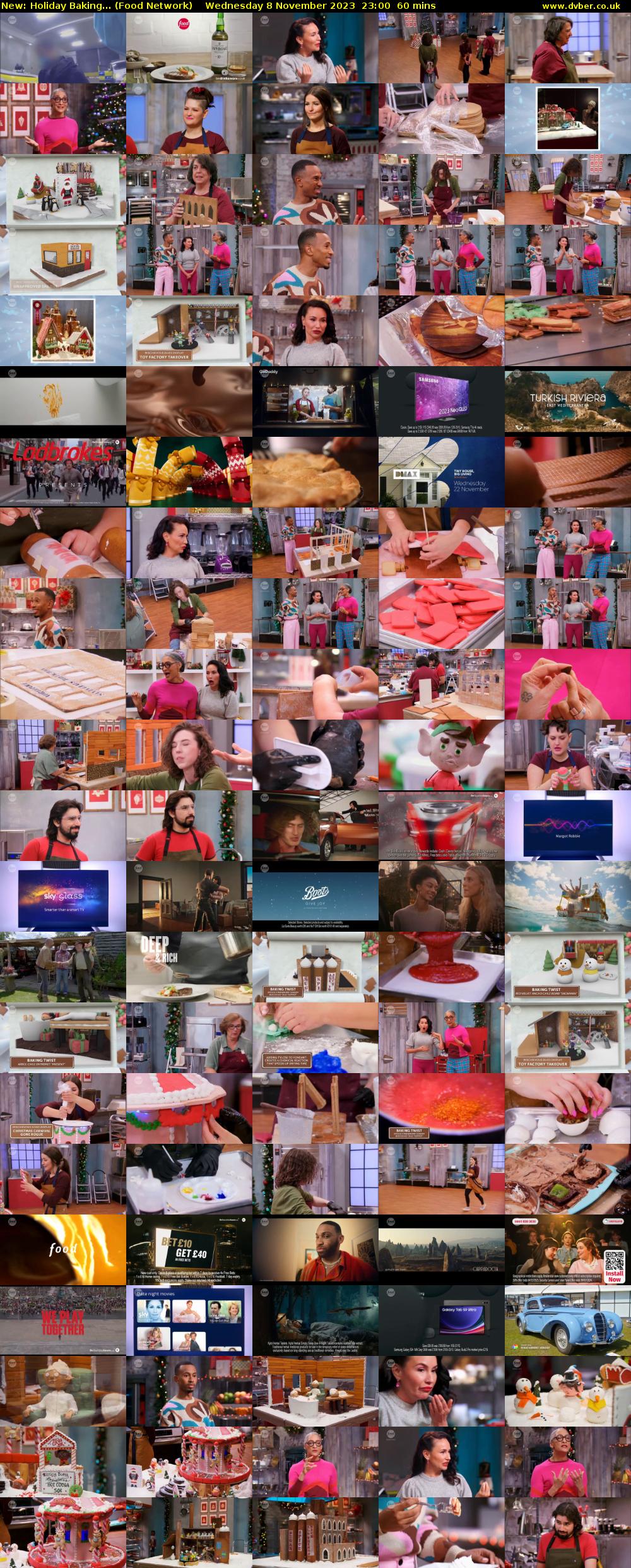 Holiday Baking... (Food Network) Wednesday 8 November 2023 23:00 - 00:00
