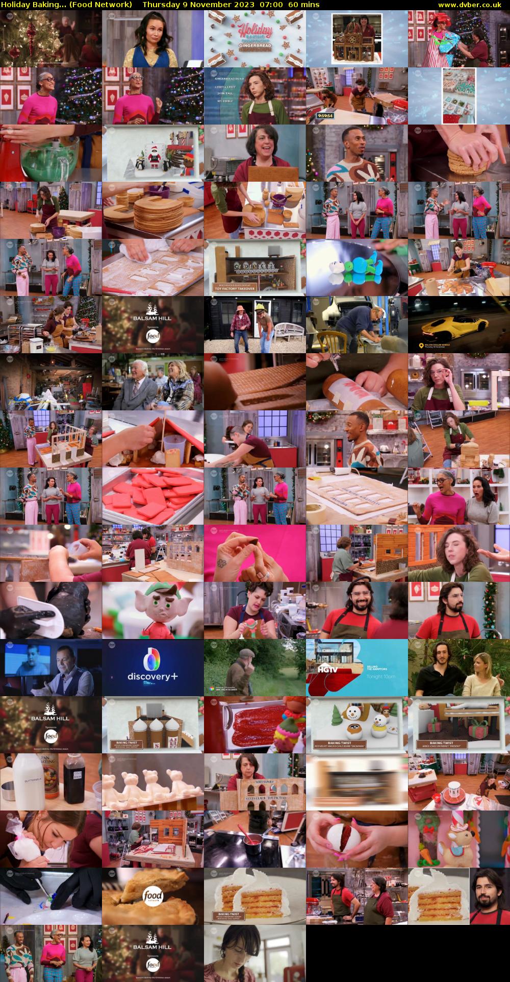 Holiday Baking... (Food Network) Thursday 9 November 2023 07:00 - 08:00