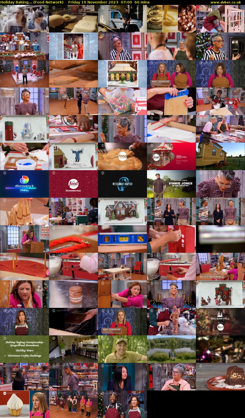 Holiday Baking... (Food Network) Friday 10 November 2023 07:00 - 08:00