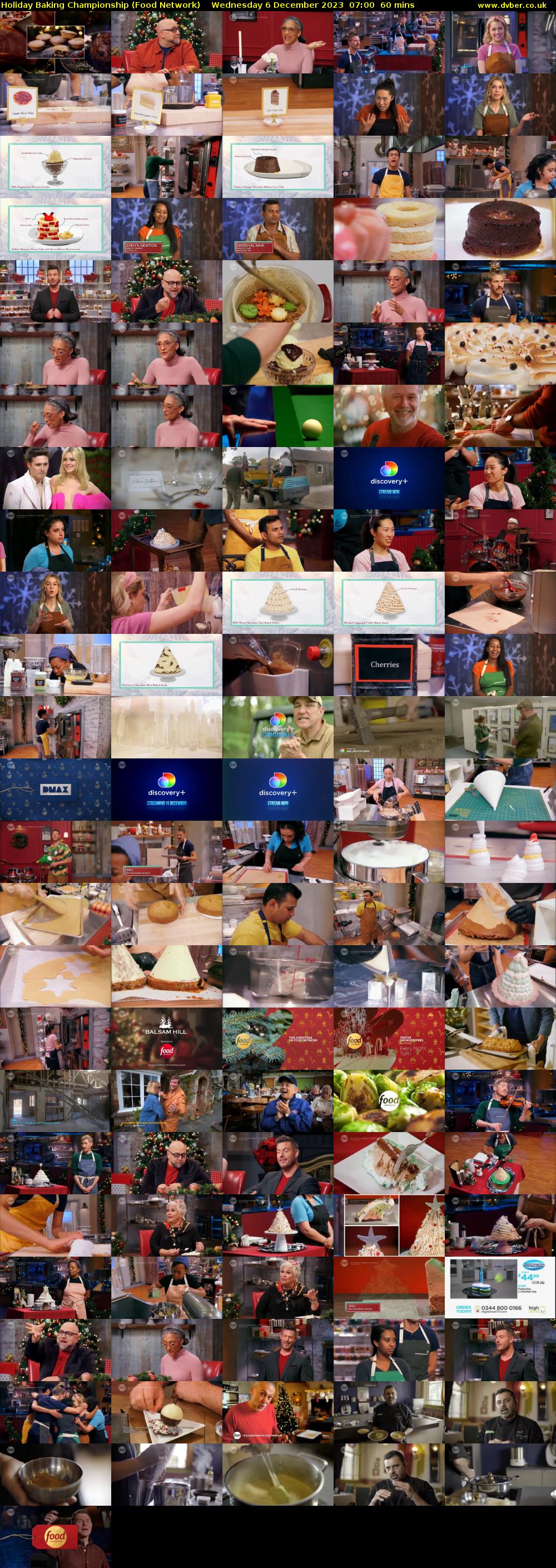 Holiday Baking Championship (Food Network) Wednesday 6 December 2023 07:00 - 08:00