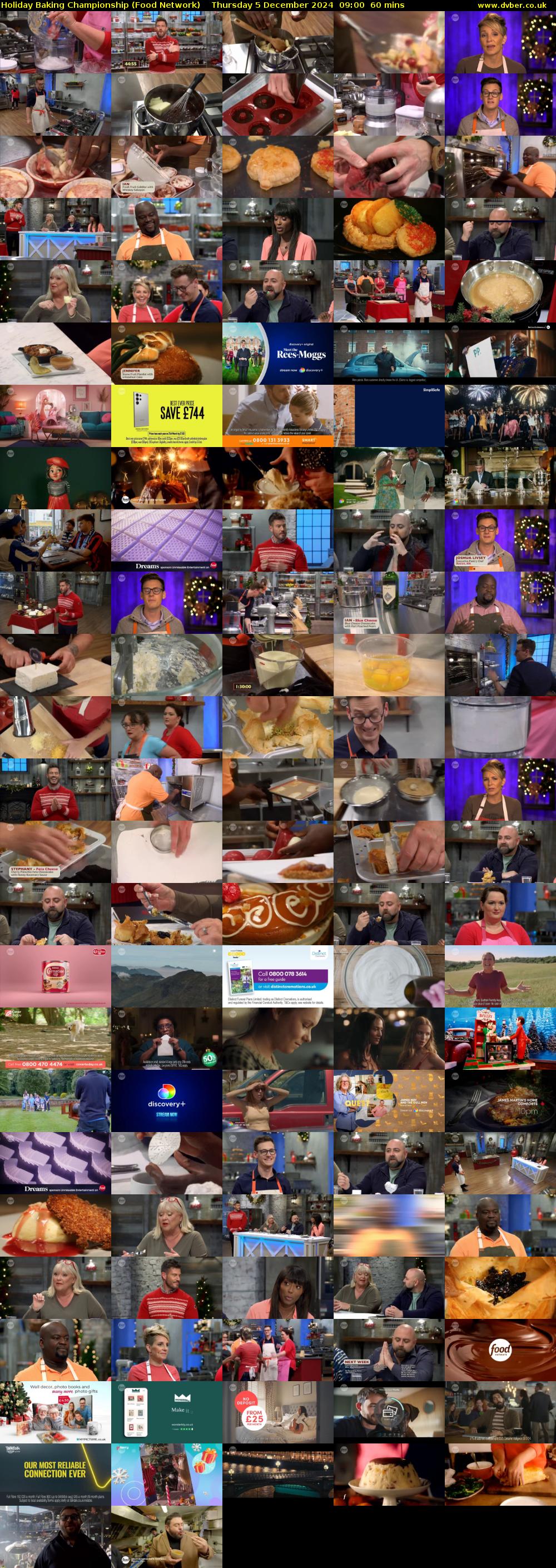 Holiday Baking Championship (Food Network) Thursday 5 December 2024 09:00 - 10:00