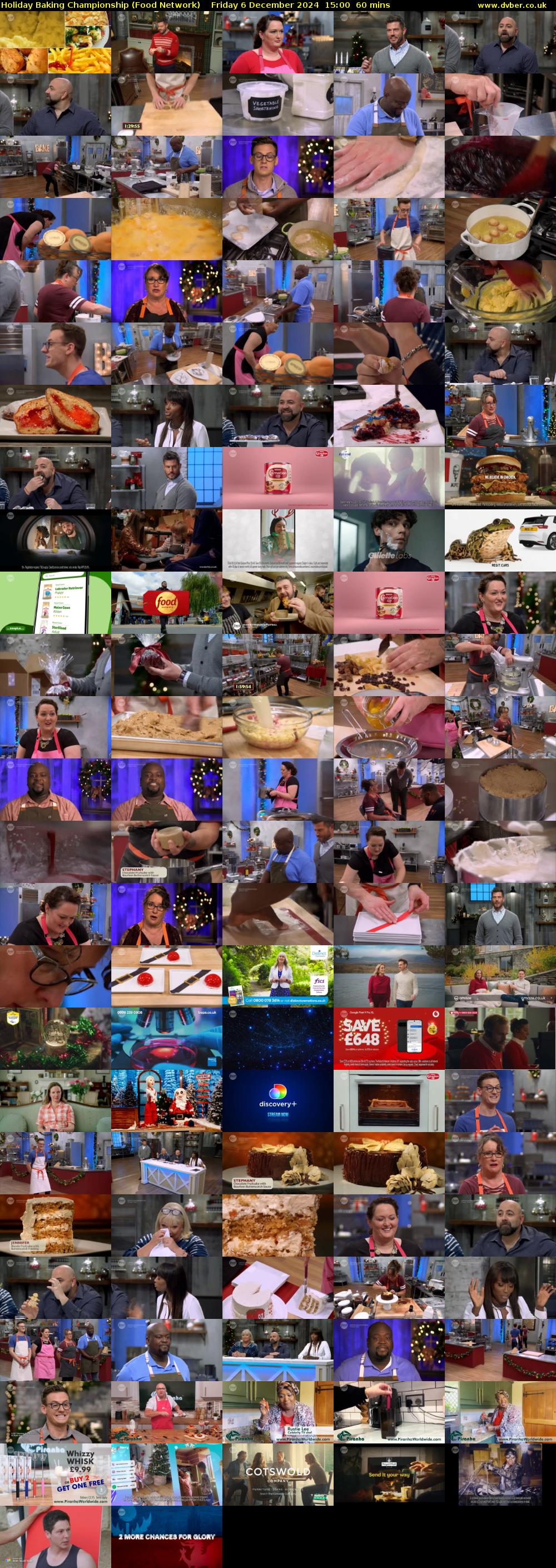 Holiday Baking Championship (Food Network) Friday 6 December 2024 15:00 - 16:00