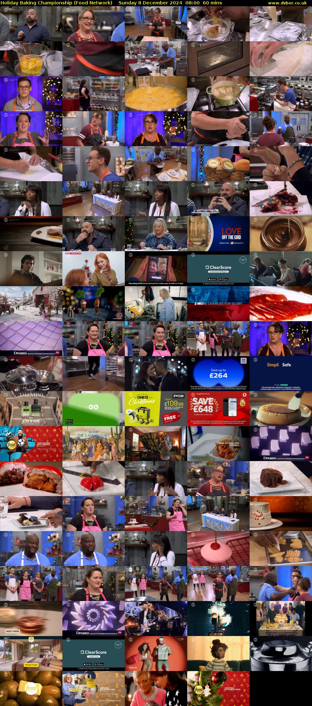 Holiday Baking Championship (Food Network) Sunday 8 December 2024 08:00 - 09:00