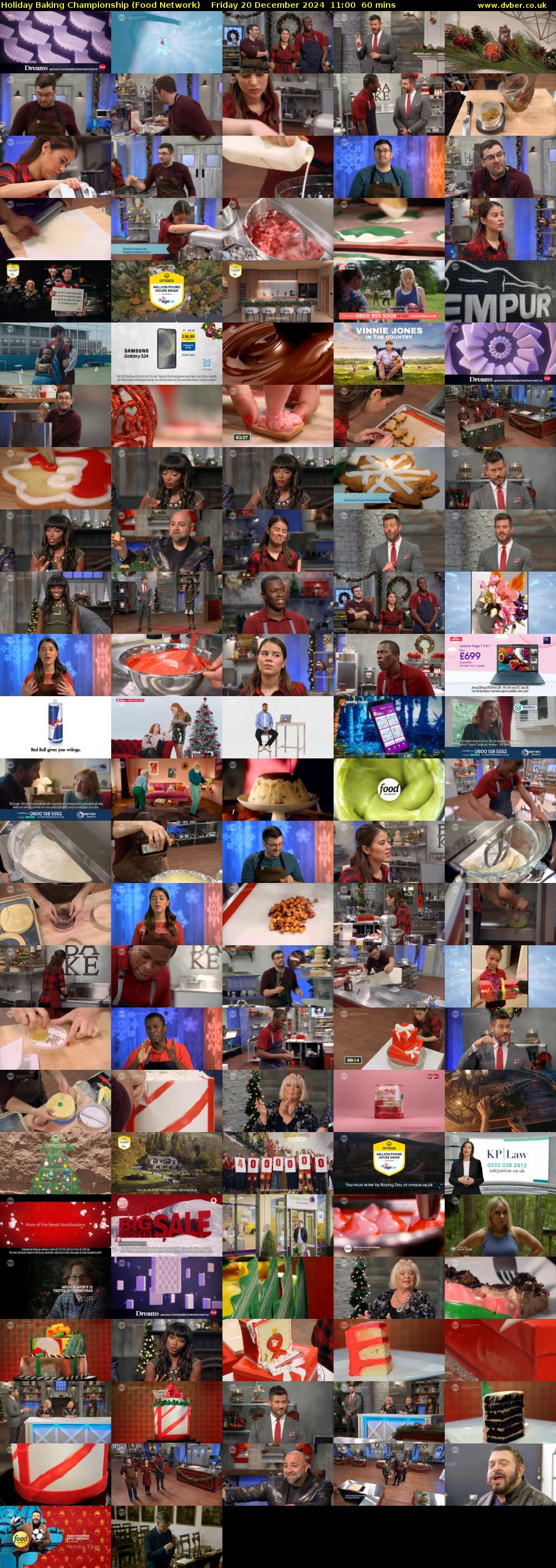 Holiday Baking Championship (Food Network) Friday 20 December 2024 11:00 - 12:00