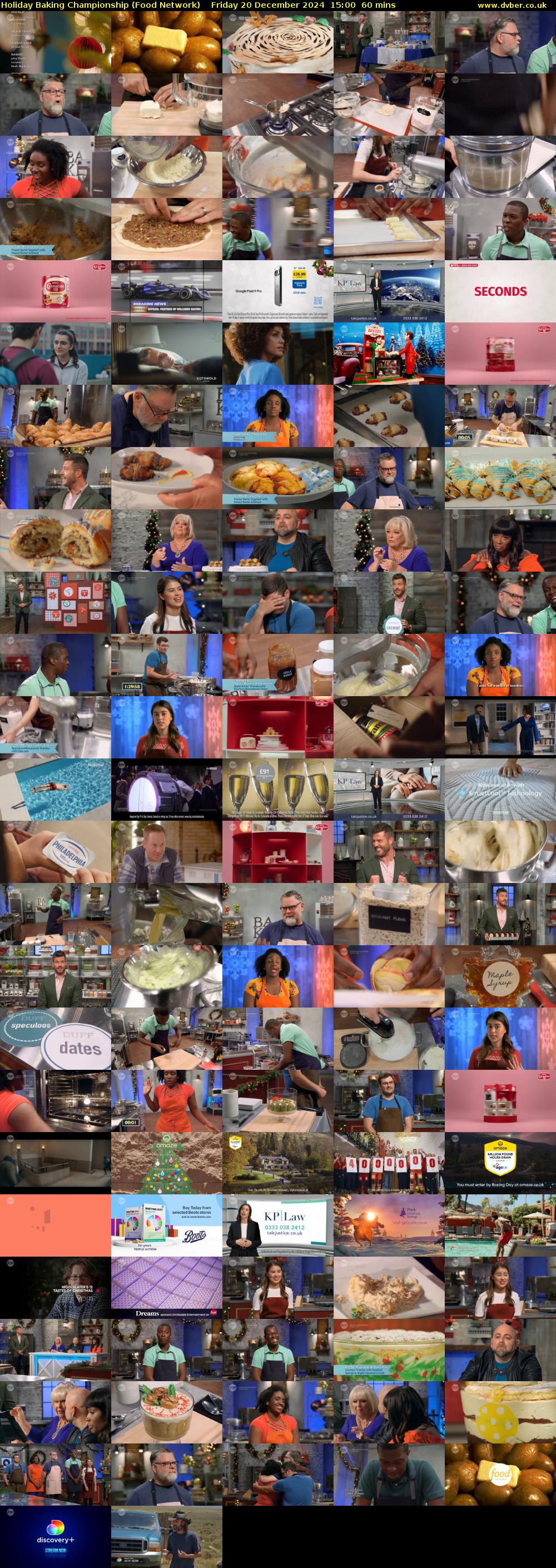 Holiday Baking Championship (Food Network) Friday 20 December 2024 15:00 - 16:00