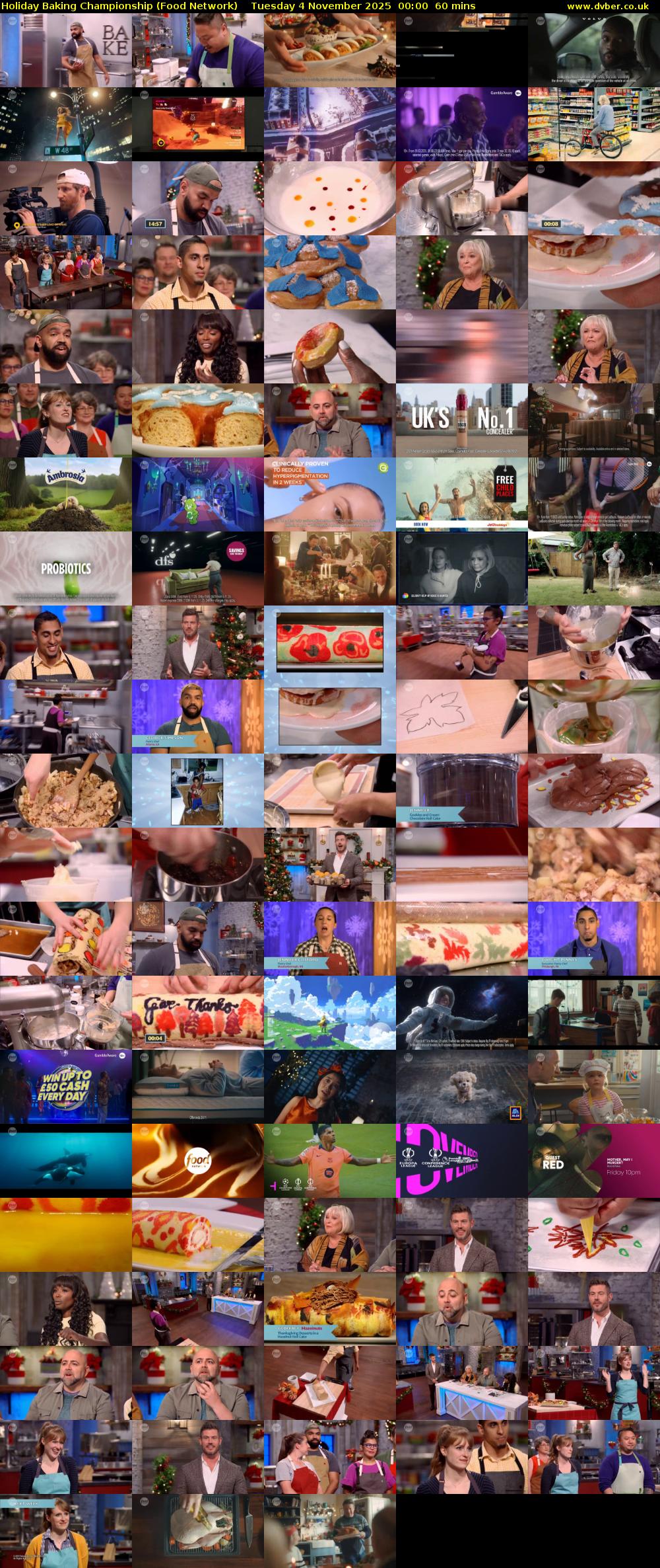 Holiday Baking Championship (Food Network) Tuesday 4 November 2025 00:00 - 01:00