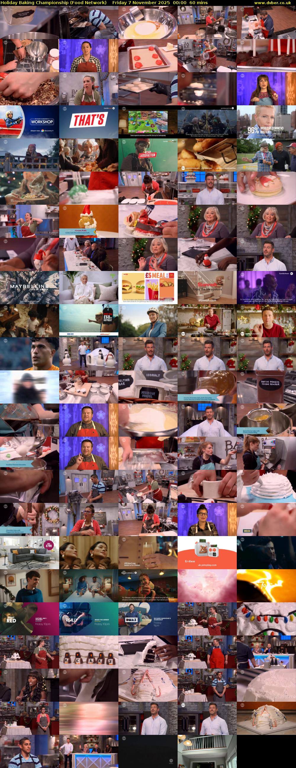 Holiday Baking Championship (Food Network) Friday 7 November 2025 00:00 - 01:00