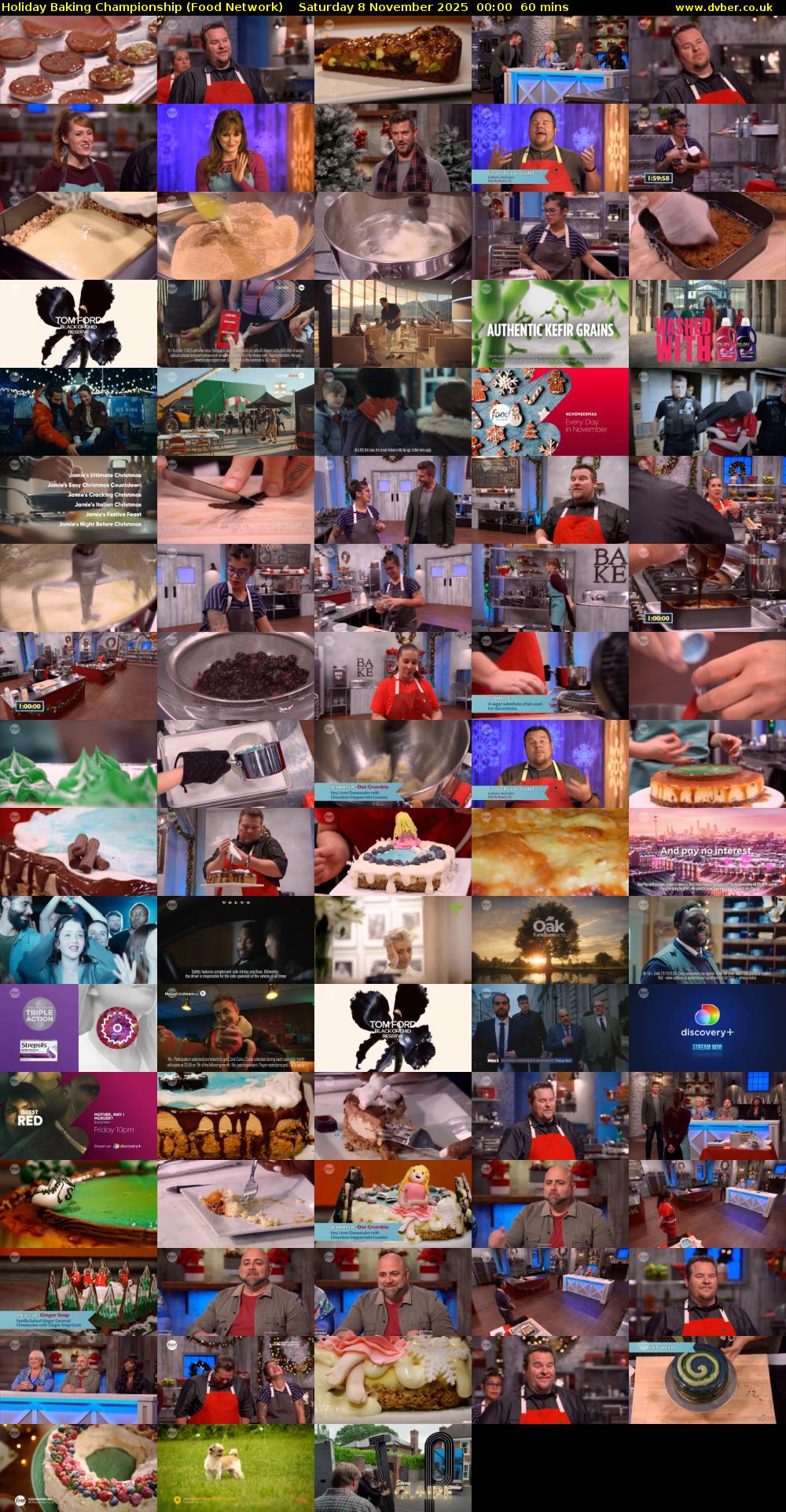 Holiday Baking Championship (Food Network) Saturday 8 November 2025 00:00 - 01:00