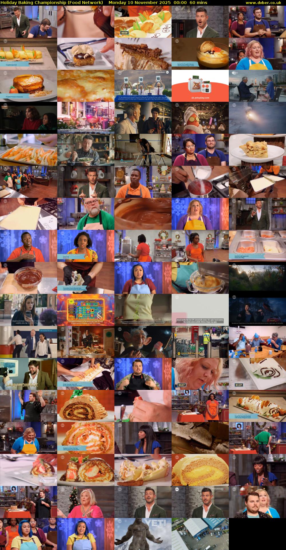 Holiday Baking Championship (Food Network) Monday 10 November 2025 00:00 - 01:00
