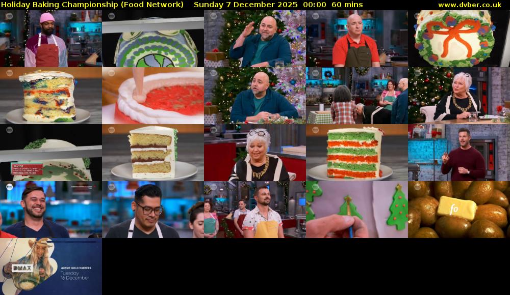 Holiday Baking Championship (Food Network) Sunday 7 December 2025 00:00 - 01:00