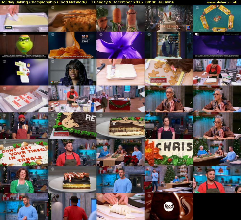 Holiday Baking Championship (Food Network) Tuesday 9 December 2025 00:00 - 01:00