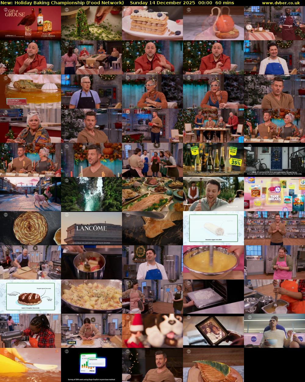 Holiday Baking Championship (Food Network) Sunday 14 December 2025 00:00 - 01:00