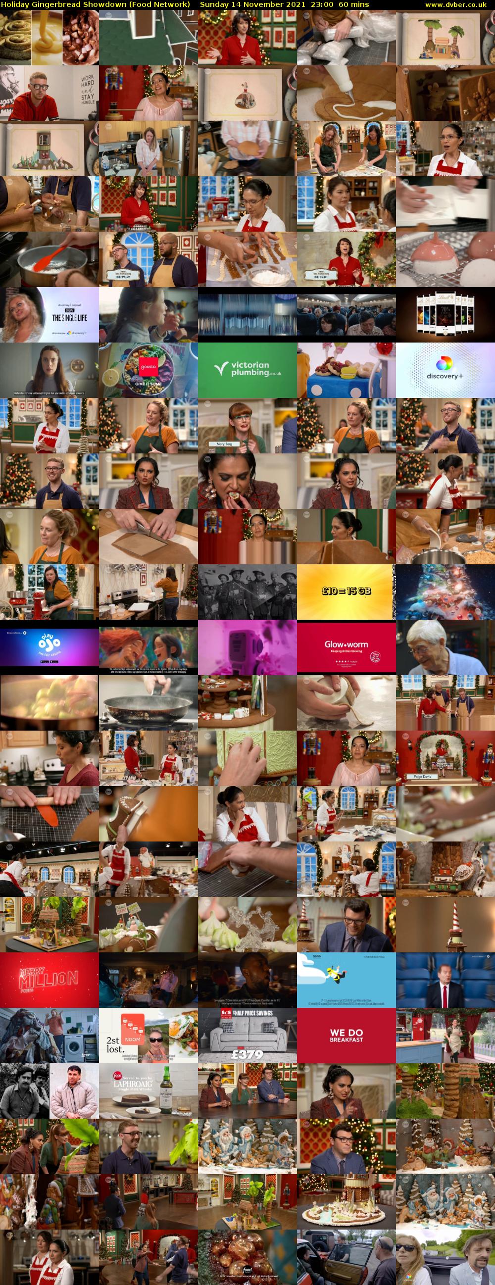 Holiday Gingerbread Showdown (Food Network) Sunday 14 November 2021 23:00 - 00:00