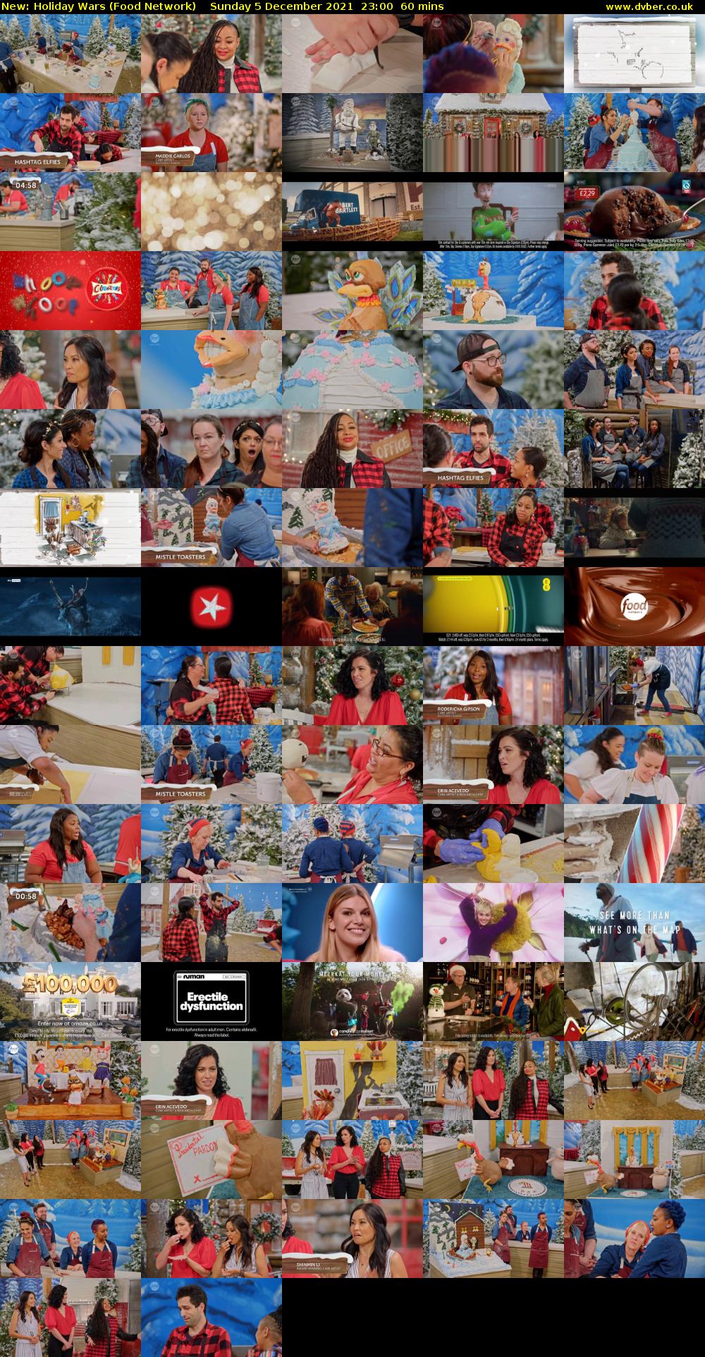 Holiday Wars (Food Network) Sunday 5 December 2021 23:00 - 00:00