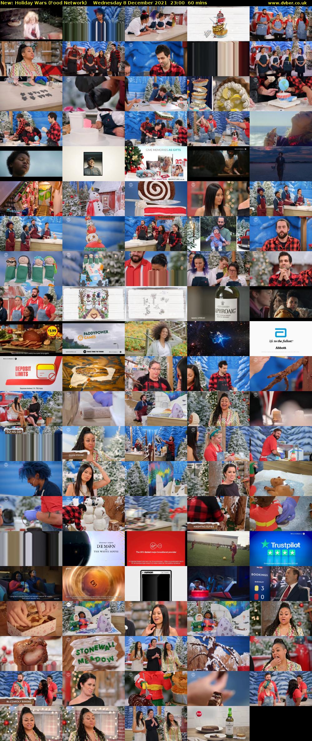 Holiday Wars (Food Network) Wednesday 8 December 2021 23:00 - 00:00