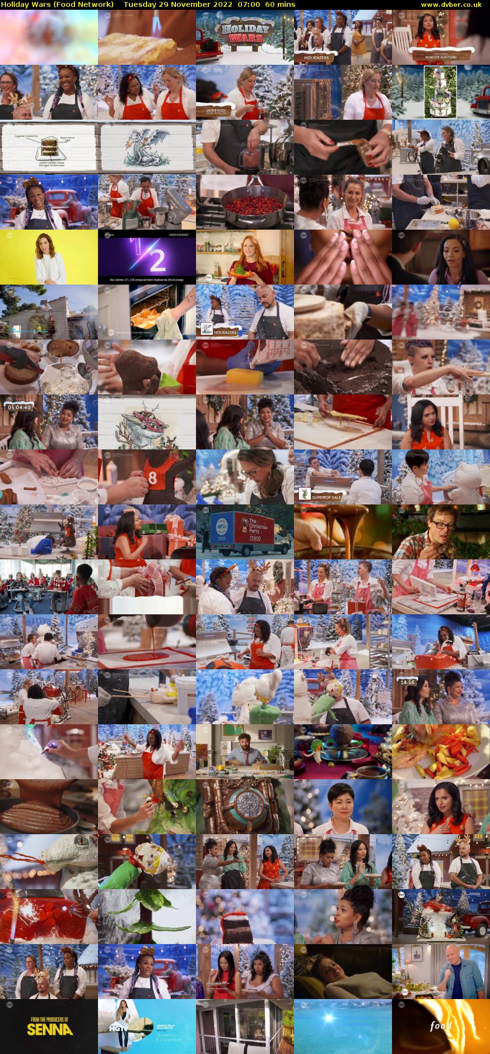 Holiday Wars (Food Network) Tuesday 29 November 2022 07:00 - 08:00