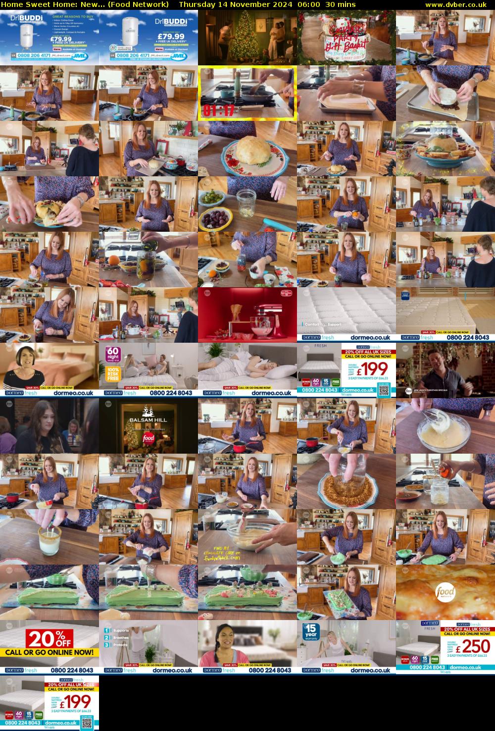 Home Sweet Home: New... (Food Network) Thursday 14 November 2024 06:00 - 06:30