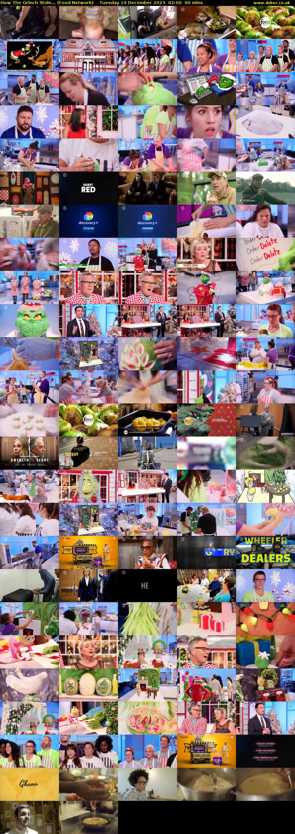 How The Grinch Stole... (Food Network) Tuesday 19 December 2023 02:00 - 03:00
