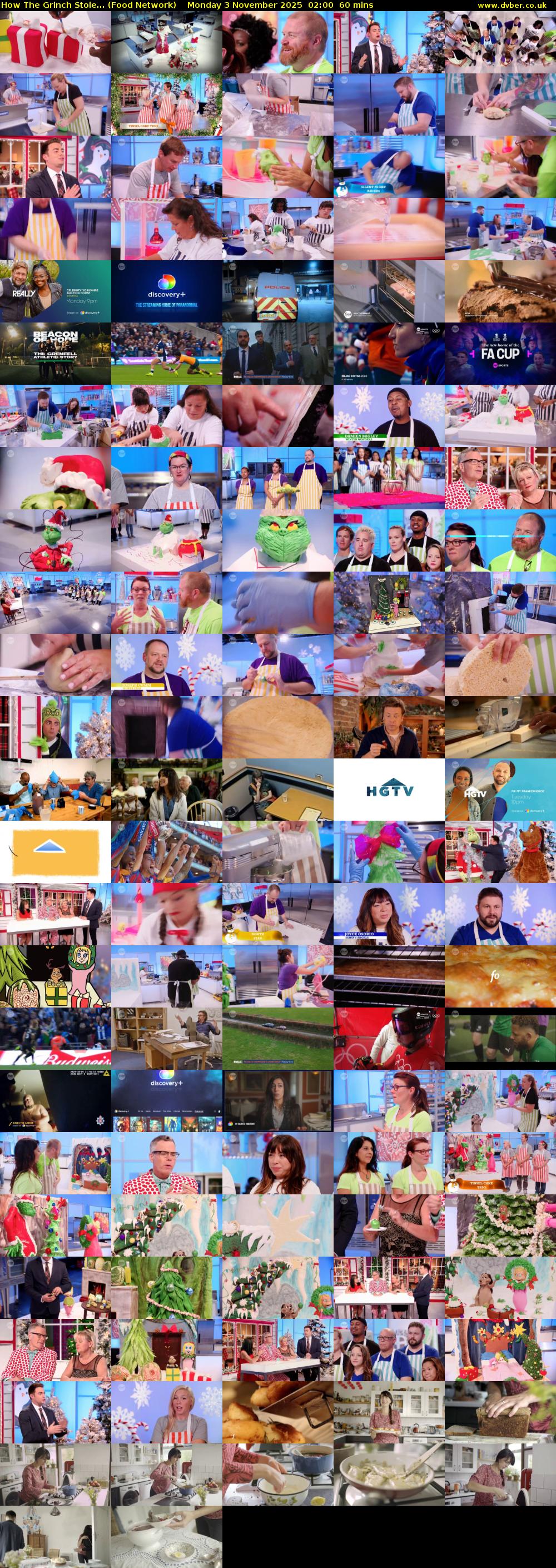 How The Grinch Stole... (Food Network) Monday 3 November 2025 02:00 - 03:00