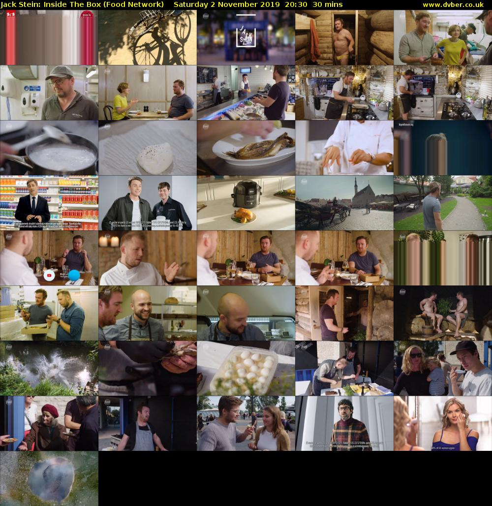 Jack Stein: Inside The Box (Food Network) Saturday 2 November 2019 20:30 - 21:00