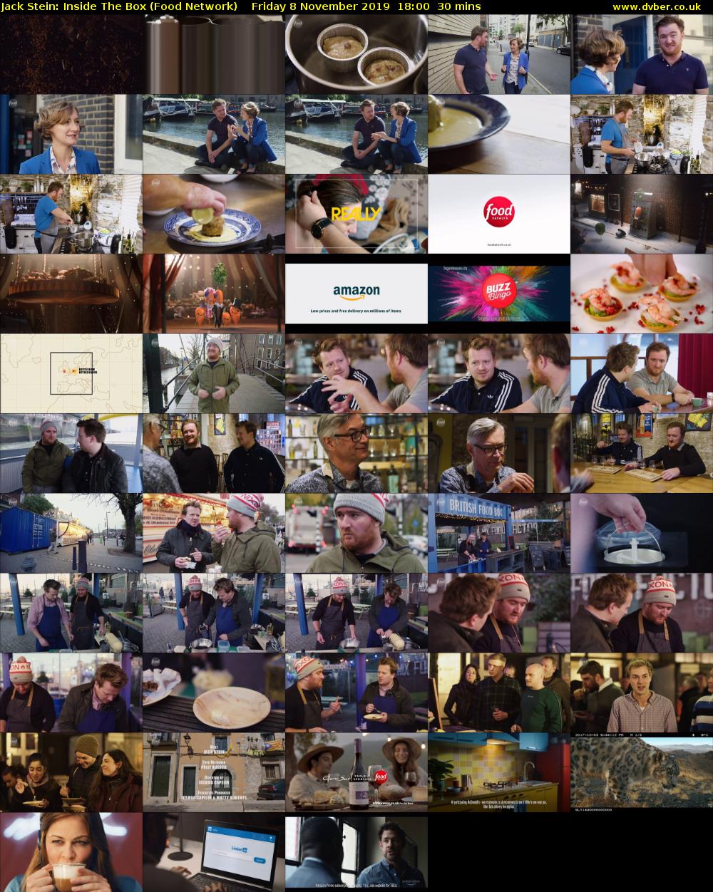 Jack Stein: Inside The Box (Food Network) Friday 8 November 2019 18:00 - 18:30