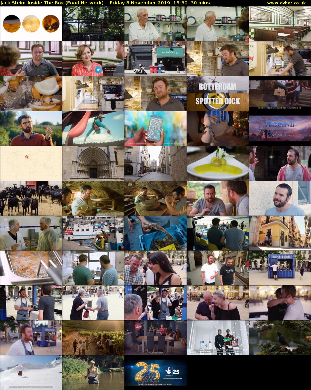 Jack Stein: Inside The Box (Food Network) Friday 8 November 2019 18:30 - 19:00
