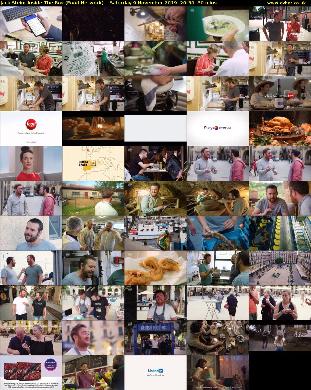 Jack Stein: Inside The Box (Food Network) Saturday 9 November 2019 20:30 - 21:00