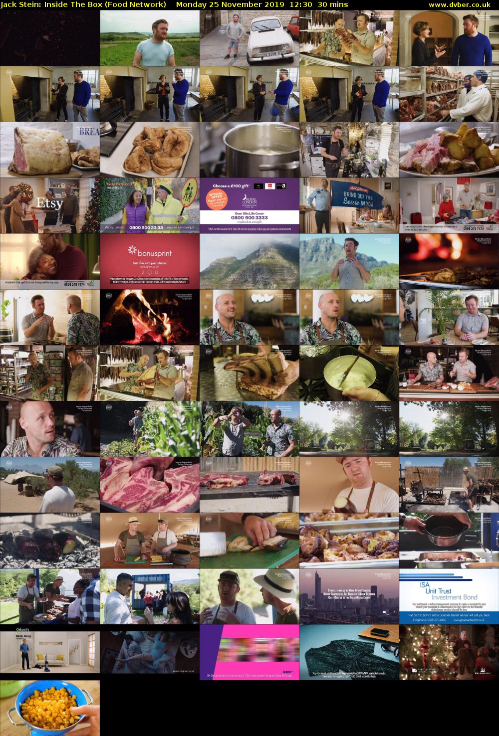 Jack Stein: Inside The Box (Food Network) Monday 25 November 2019 12:30 - 13:00