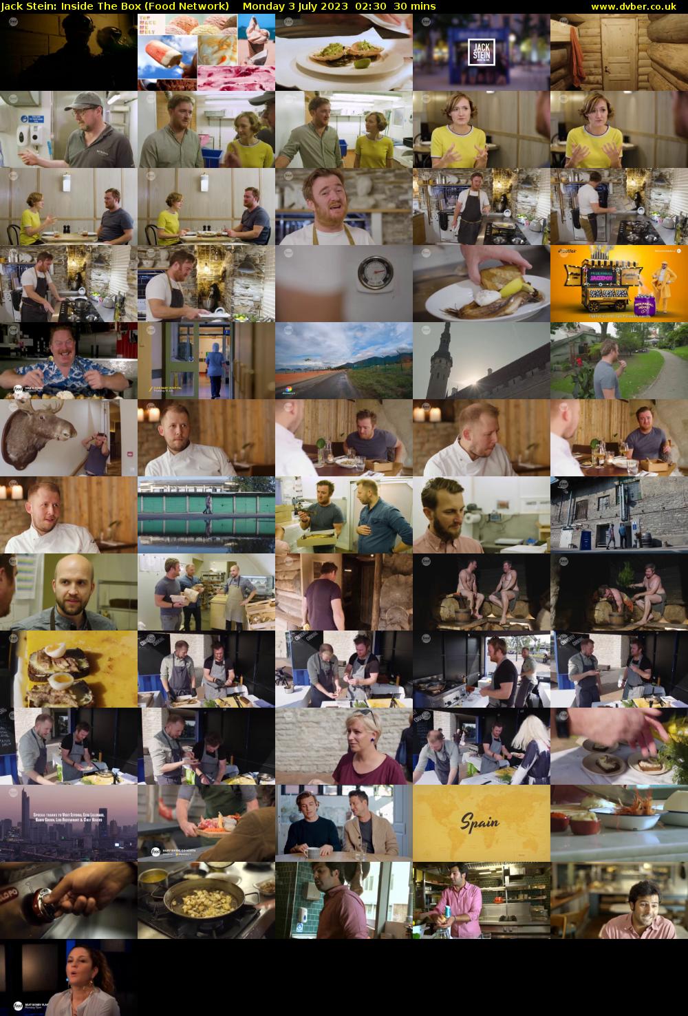 Jack Stein: Inside The Box (Food Network) Monday 3 July 2023 02:30 - 03:00