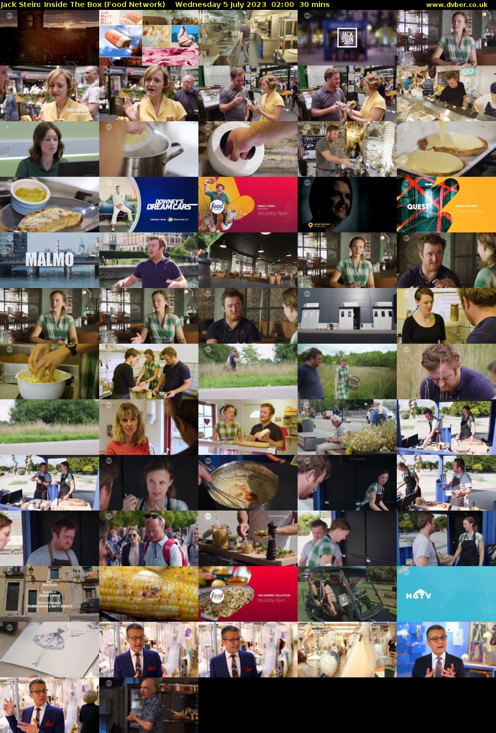 Jack Stein: Inside The Box (Food Network) Wednesday 5 July 2023 02:00 - 02:30
