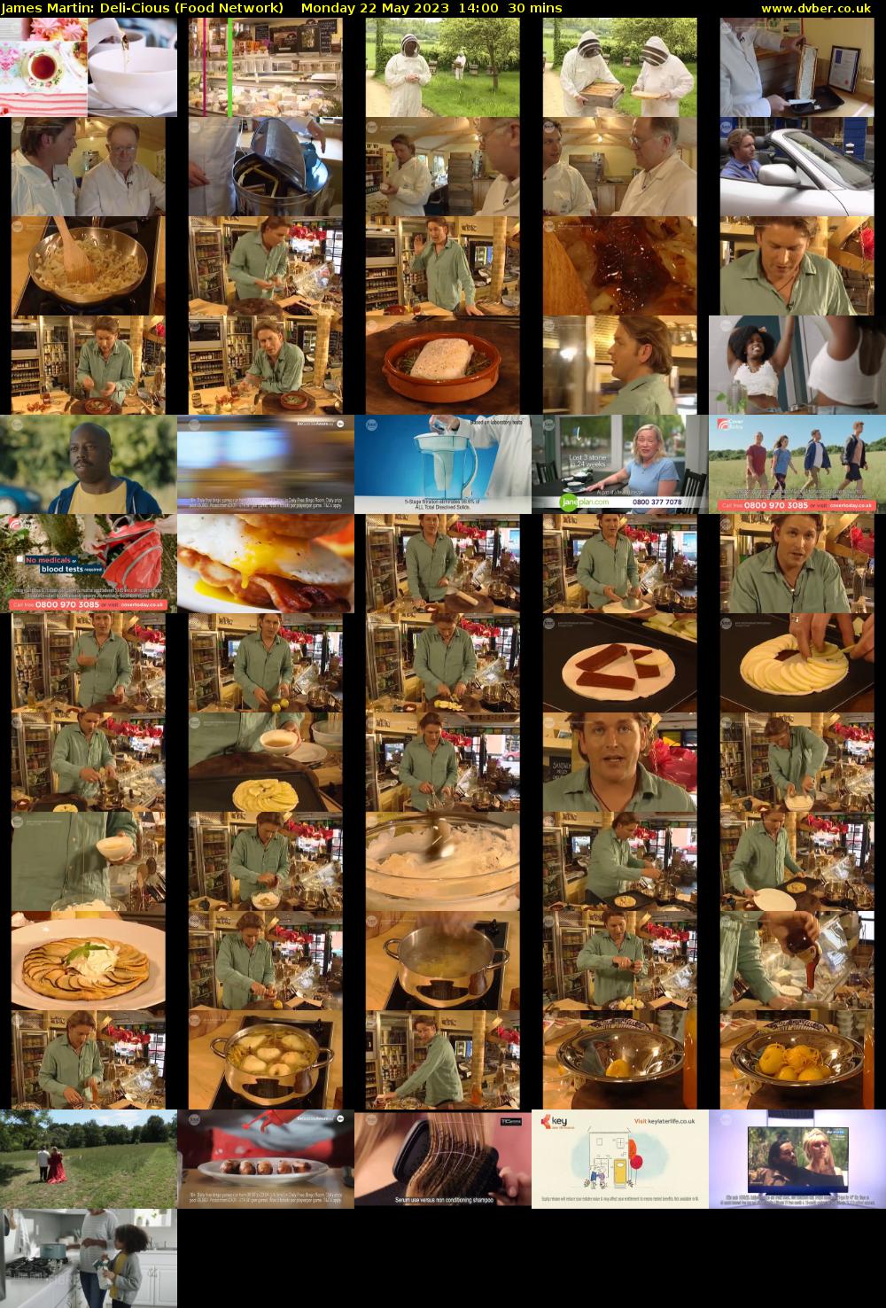James Martin: Deli-Cious (Food Network) Monday 22 May 2023 14:00 - 14:30