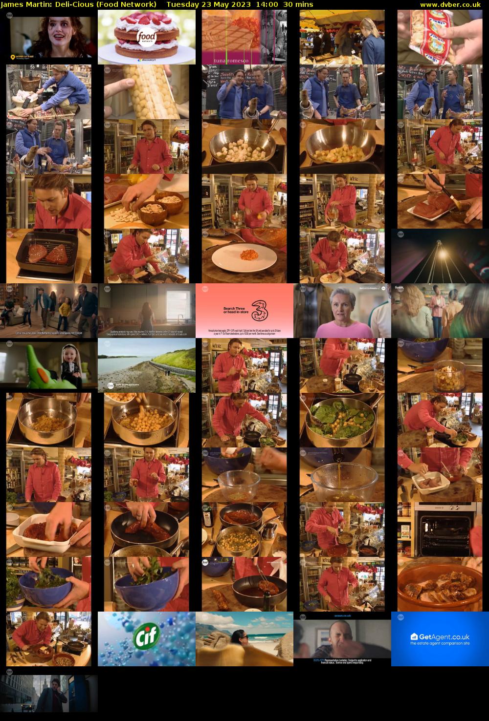 James Martin: Deli-Cious (Food Network) Tuesday 23 May 2023 14:00 - 14:30