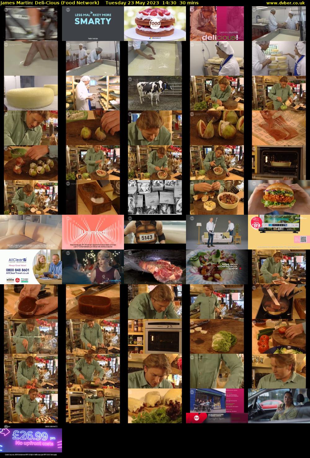 James Martin: Deli-Cious (Food Network) Tuesday 23 May 2023 14:30 - 15:00