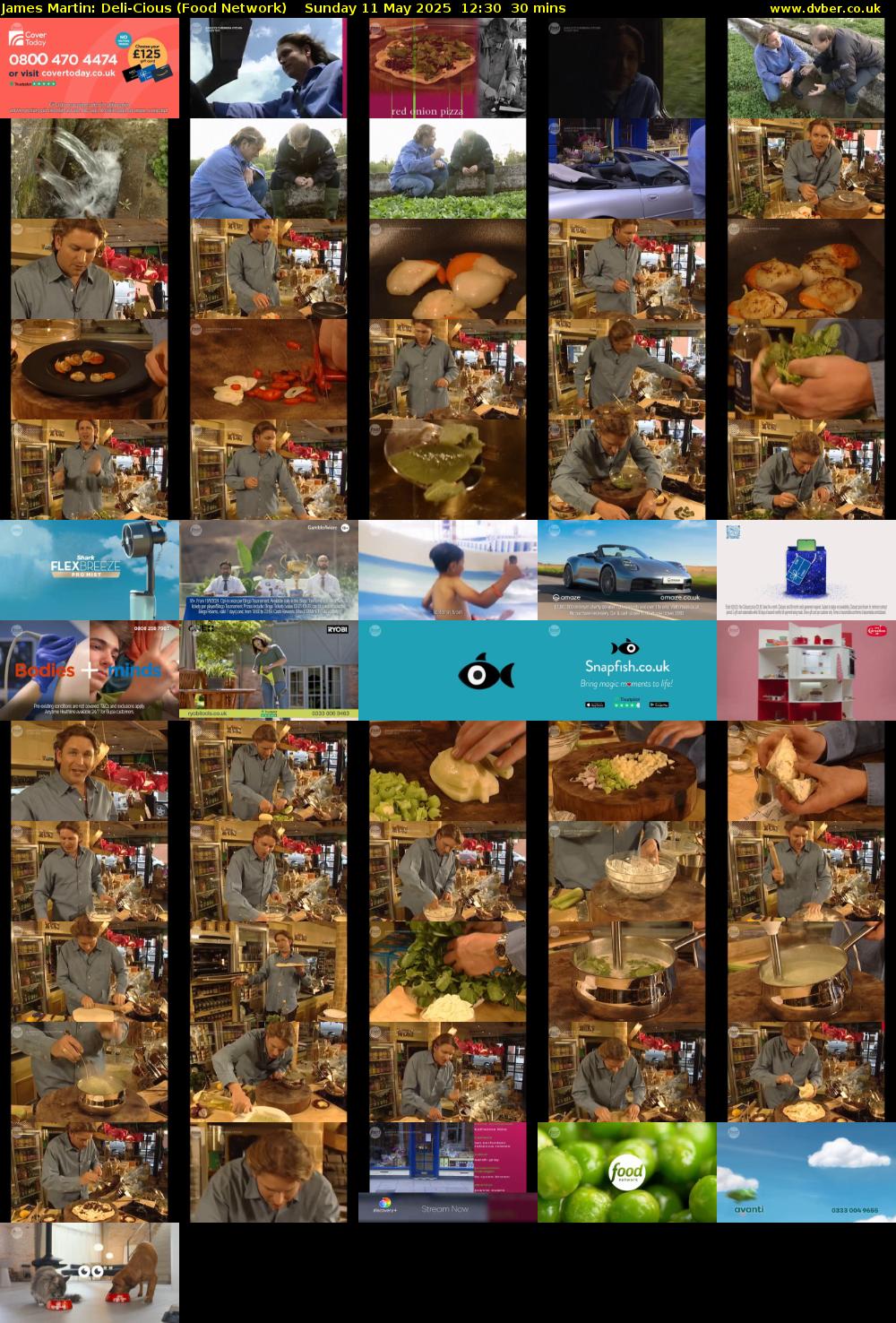 James Martin: Deli-Cious (Food Network) Sunday 11 May 2025 12:30 - 13:00